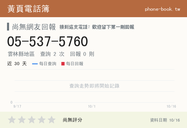 055375760網路黃頁電話簿查詢