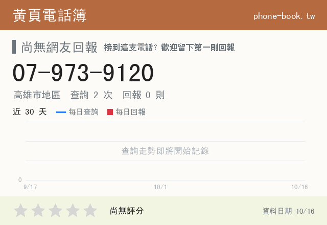 079739120網路黃頁電話簿查詢